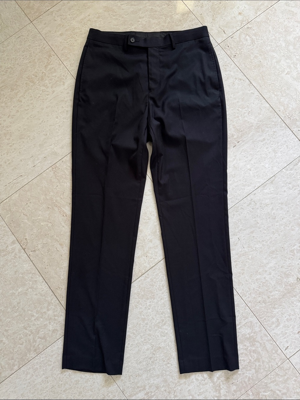 Calvin Klein Men's Black Dress Pants – Classic Slim Fit
